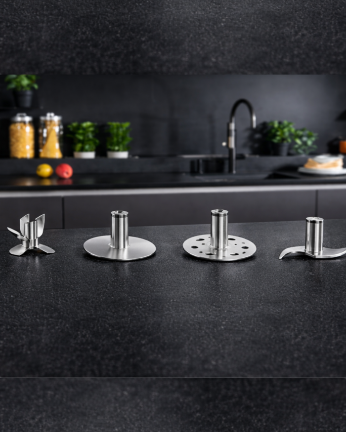 Bamix® M200 BAKING El Blender Seti Ömür Boyu Motor Garantili 200W (20cm Daldırma Derinliği) 4 Bıçaklı Beyaz - Krom - Görsel 7