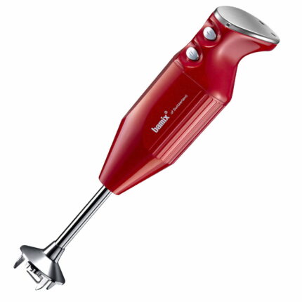 Bamix® M200 DELUXE El Blender Seti Ömür Boyu Motor Garantili 200W (20cm Daldırma Derinliği) 3 Bıçaklı Kırmızı Metalik- Krom - Görsel 3