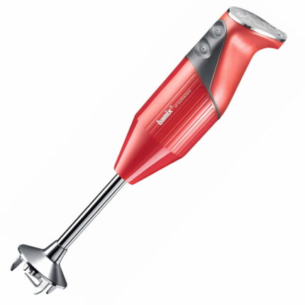 Bamix® M200 DELUXE El Blender Seti Ömür Boyu Motor Garantili 200W (20cm Daldırma Derinliği) 3 Bıçaklı Kırmızı-Krom - Görsel 3