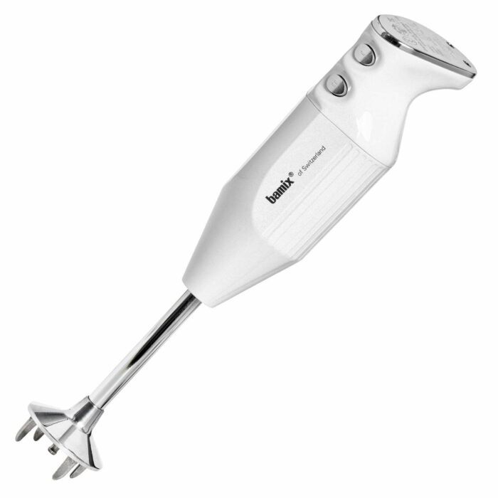 Bamix® M200 BAKING El Blender Seti Ömür Boyu Motor Garantili 200W (20cm Daldırma Derinliği) 4 Bıçaklı Beyaz - Krom - Görsel 11