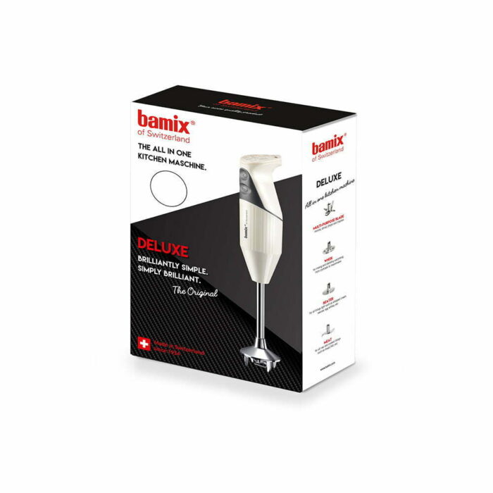 Bamix® M200 DELUXE El Blender Seti- Ömür Boyu Motor Garantili- 200W (20 cm Daldırma Derinliği) 3 Bıçaklı- Gümüş - Görsel 7