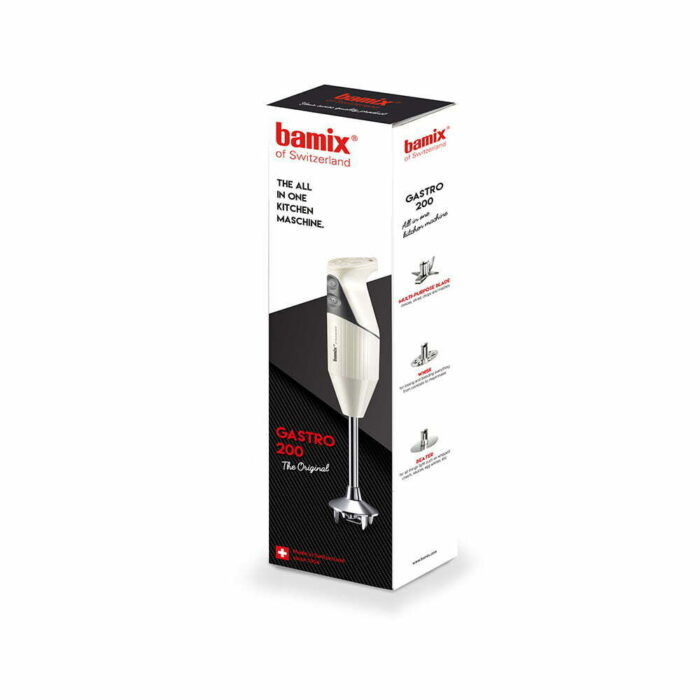 Bamix® G200 GASTRO PRO-2 El Blenderı Ömür Boyu Motor Garantili 200W (25cm Daldırma Derinliği) 3 Bıçaklı Siyah - Görsel 5