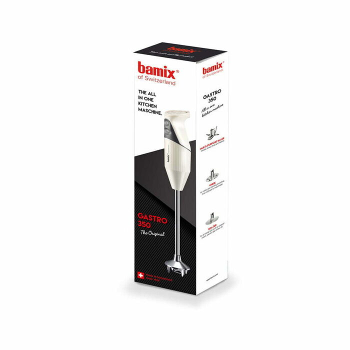 Bamix® G350 GASTRO PRO-3 El Blenderı Ömür Boyu Motor Garantili 350W (35cm Daldırma Derinliği) 3 Bıçaklı Beyaz - Görsel 5