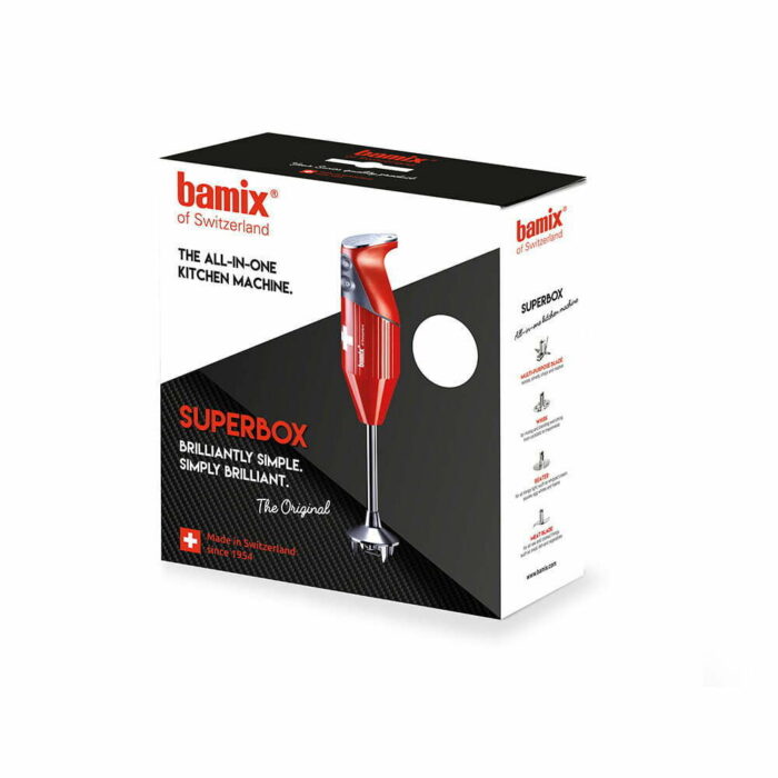 Bamix® M200 SUPERBOX El Blender Seti Ömür Boyu Motor Garantili 200W (20cm Daldırma Derinliği) 4 Bıçaklı Beyaz - Görsel 9