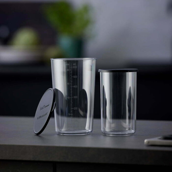 Bamix® BEAKER SET Kapaklı Cam Hazne Seti 400ml+600ml - Görsel 2